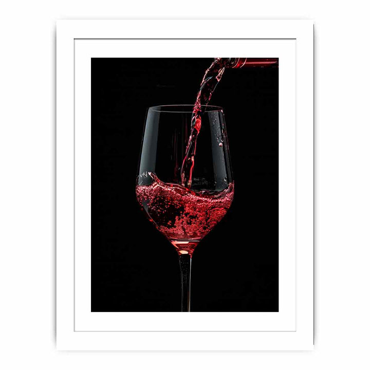 Wine Galss Streched canvas