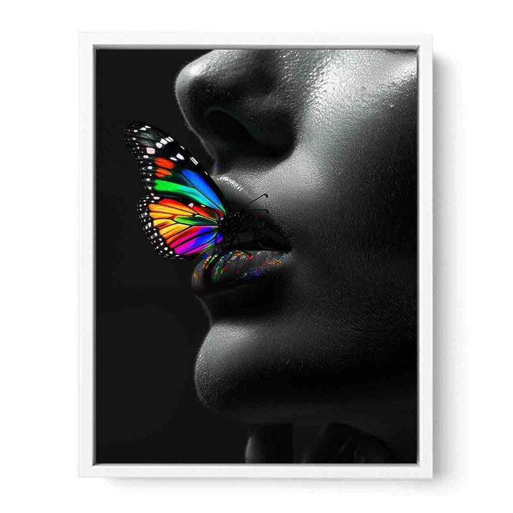 Lips Framed Print