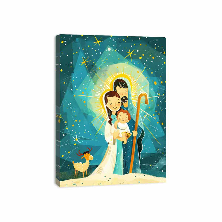 Nativity Canvas Print