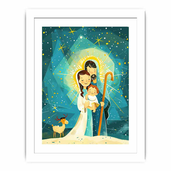 Nativity Streched canvas