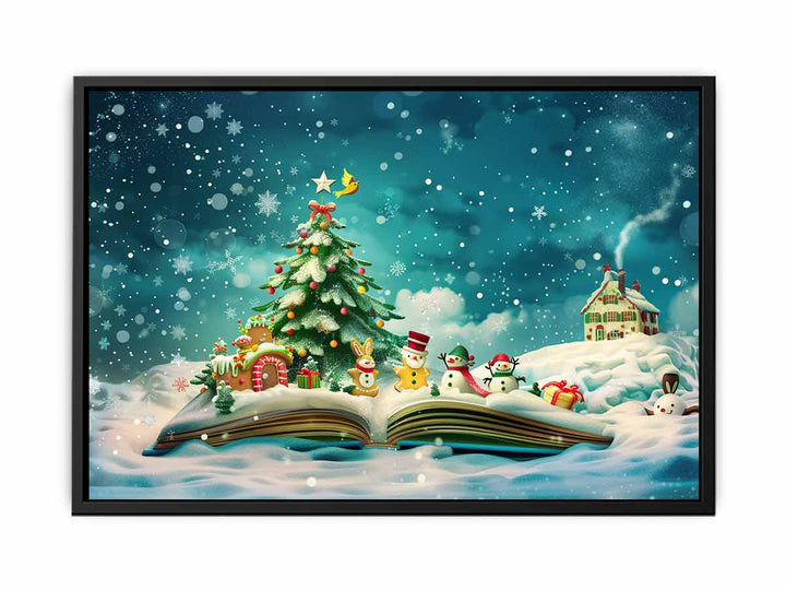 Christmas Tree Landscape  Painting