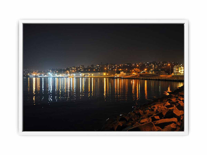 Sydney in Night Framed Print