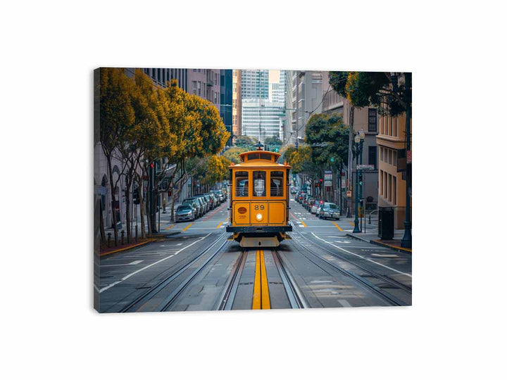 San Francisco Cable Car Canvas Print