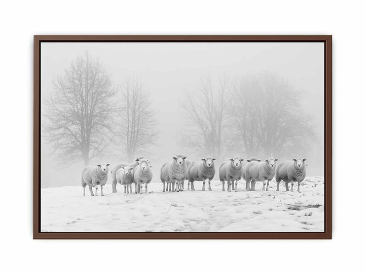 Sheep in the Field  Poster