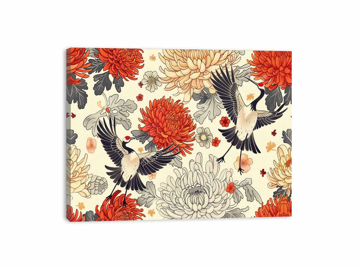 Chrysanthemums Canvas Print