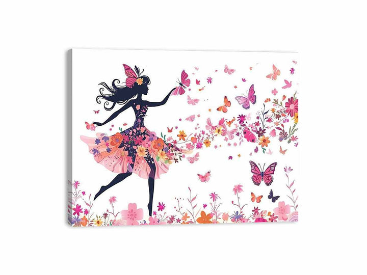 Fairy In A Dress Canvas Print