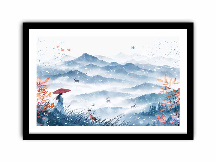 Beautiful Vally   Art Print