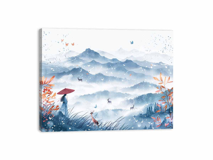 Beautiful Vally  Canvas Print