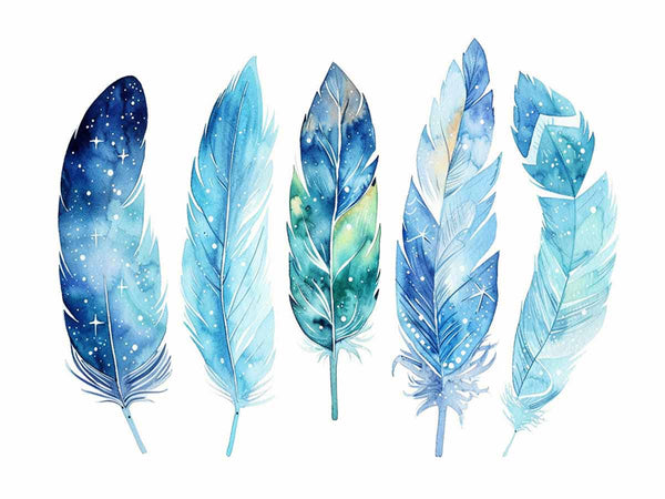 Blue Feathers