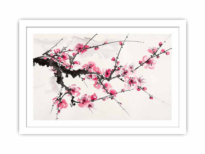 Plum Blossom Streched canvas