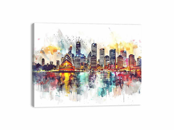 Sydney Skyline Canvas Print