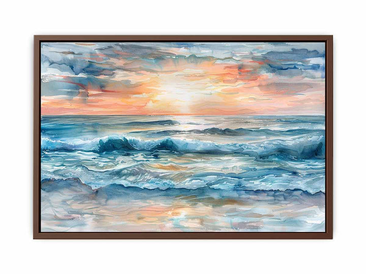 Sunrise Seascape  Poster