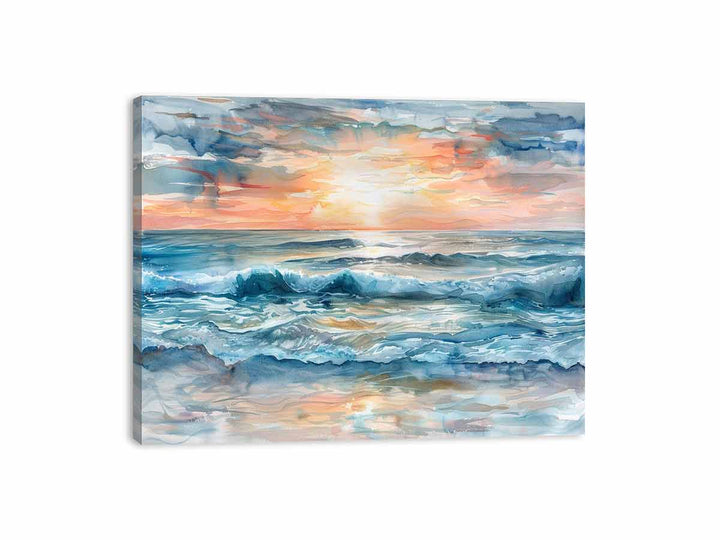 Sunrise Seascape Canvas Print