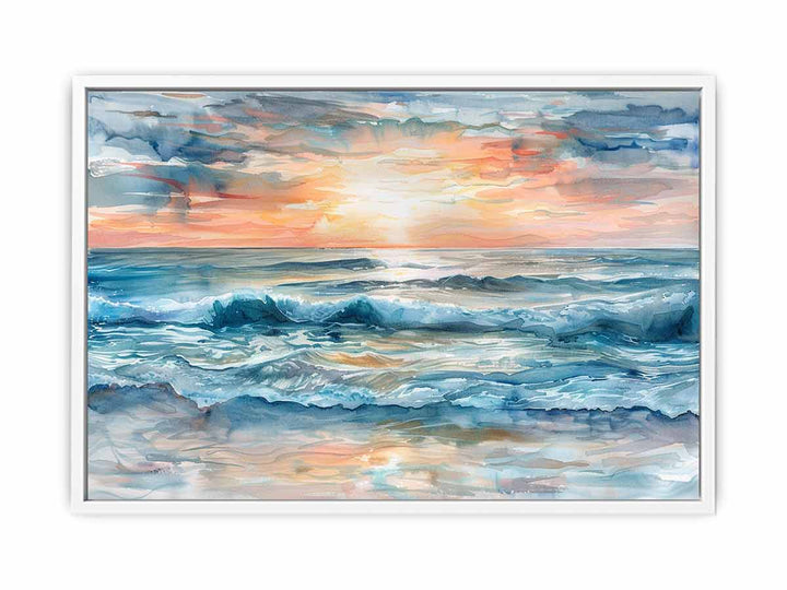 Sunrise Seascape Framed Print