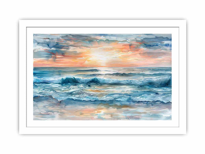 Sunrise Seascape Streched canvas