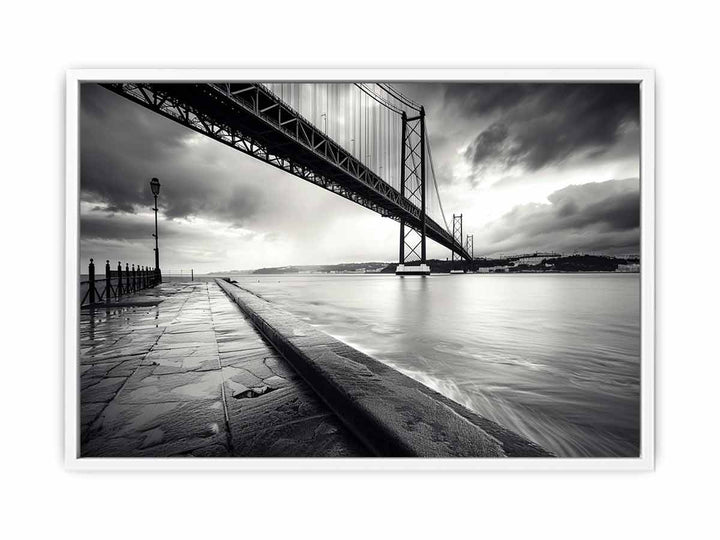 Road Under Bridge  Framed Print