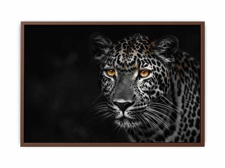 Leopard in Dark  Poster