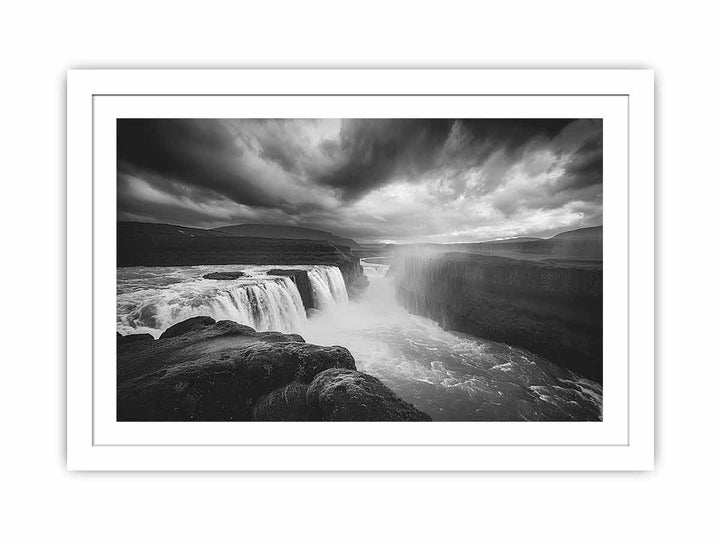 Godafoss Waterfall Streched canvas