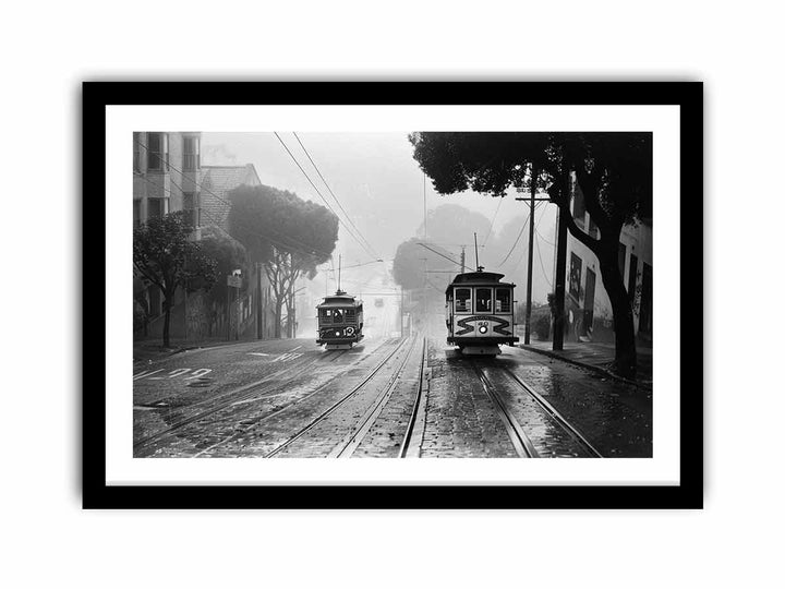 Cable Cars  Art Print