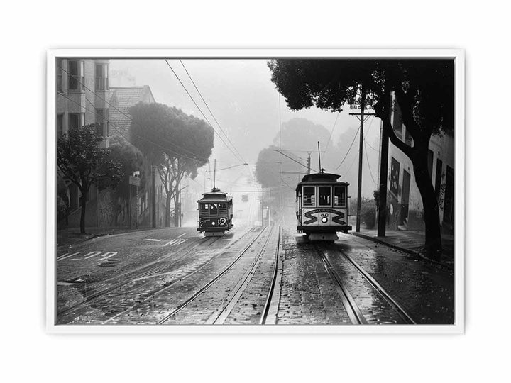 Cable Cars Framed Print