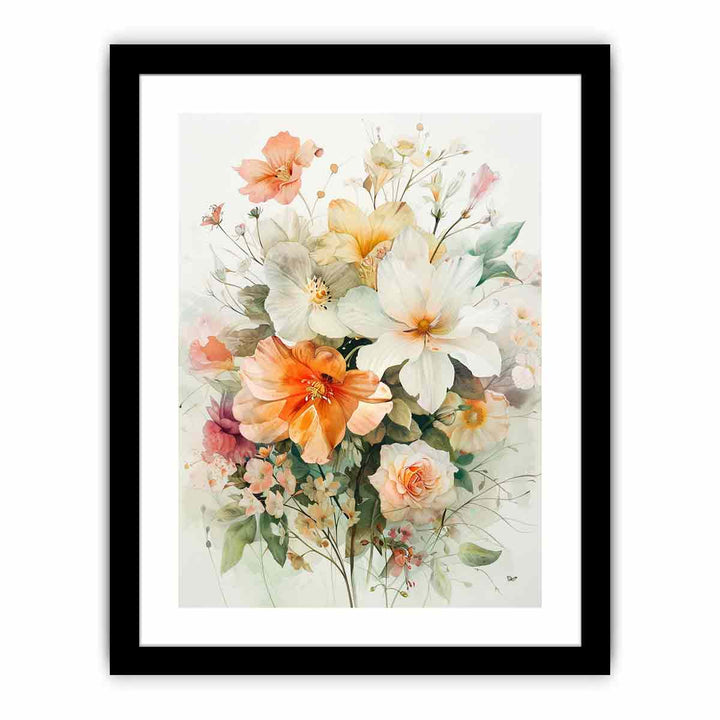 Flower Bouquet   Art Print