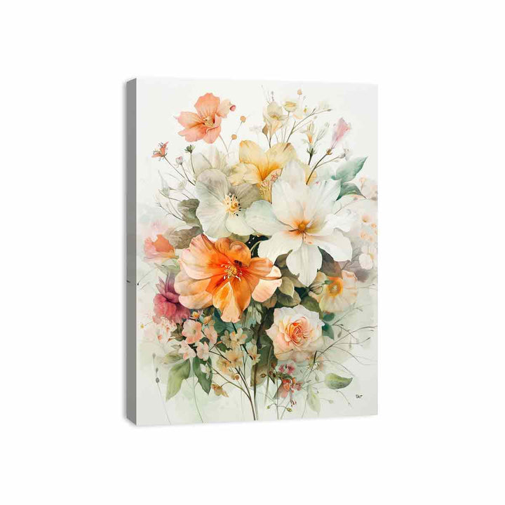 Flower Bouquet  Canvas Print