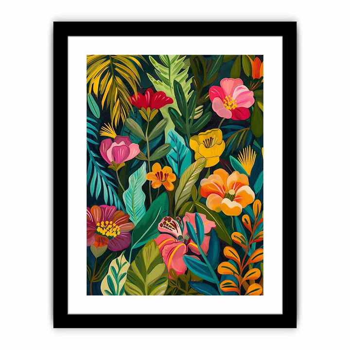 Vibrant Garden  Art Print