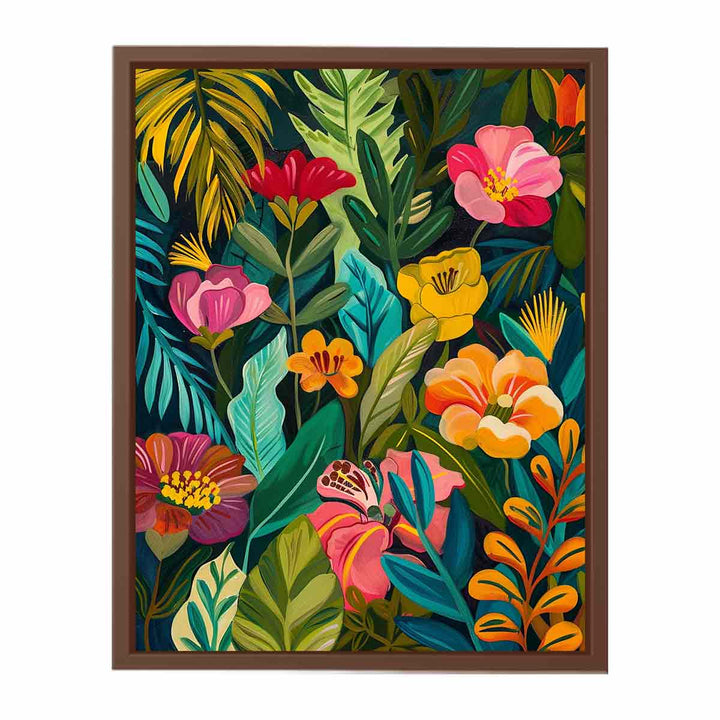 Vibrant Garden  Poster