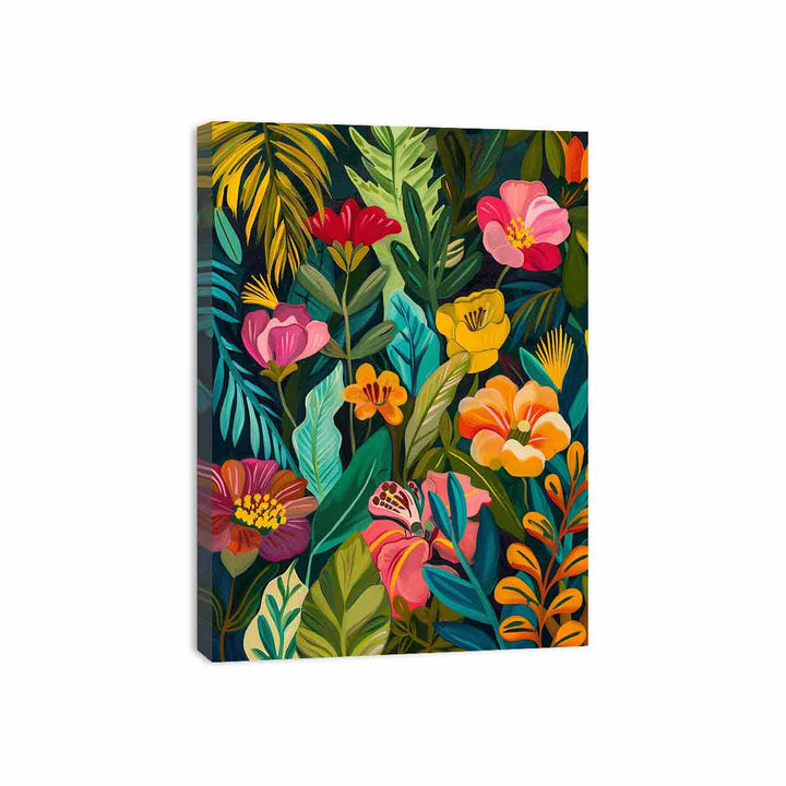 Vibrant Garden Canvas Print