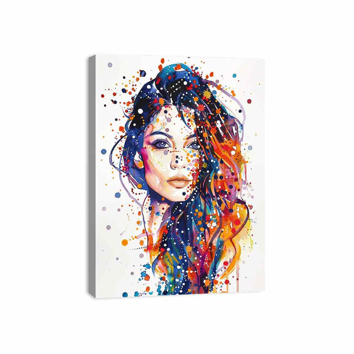 Watercolor Beauty Canvas Print