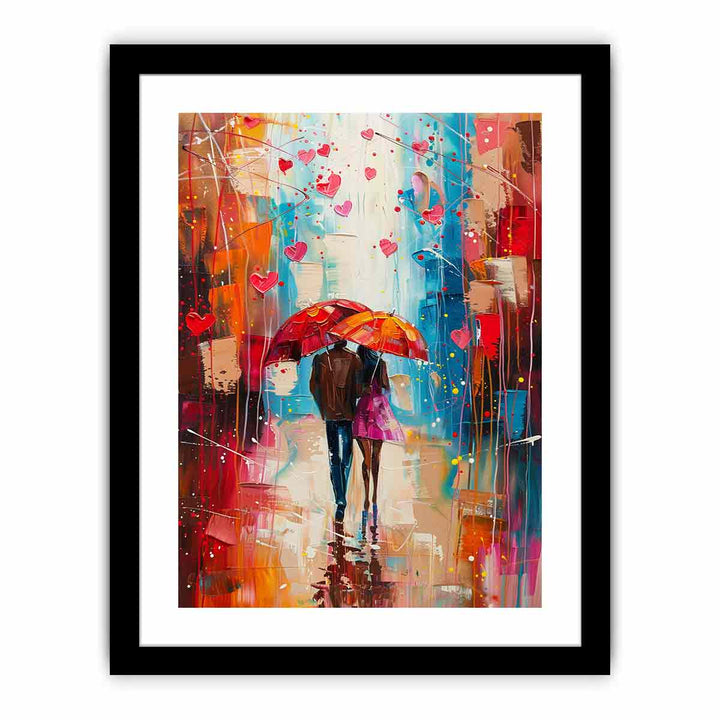 Paris Street Walk   Art Print