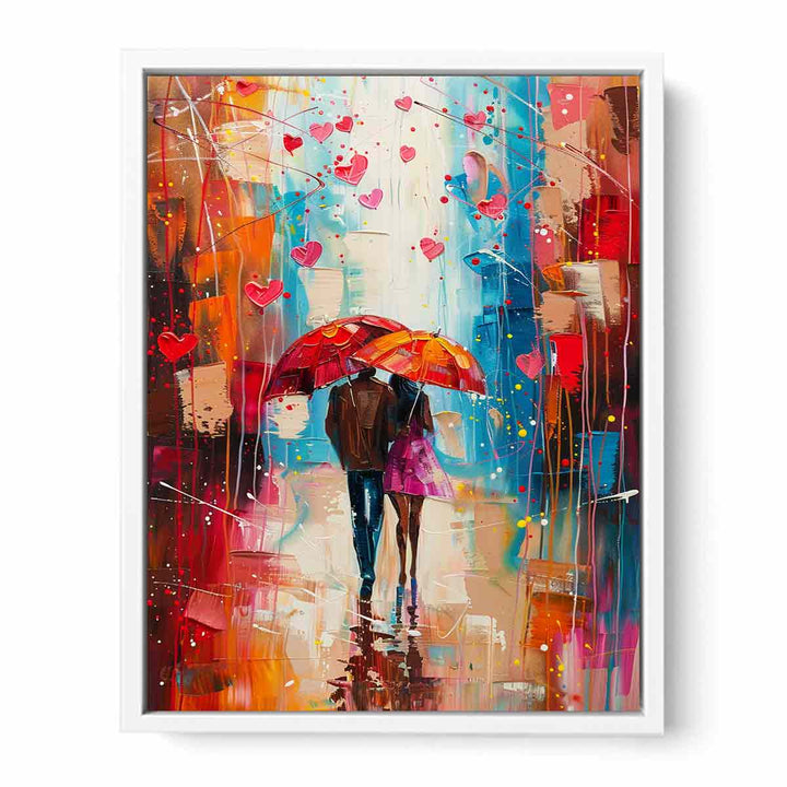 Paris Street Walk  Framed Print