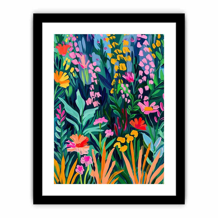 Vibrant Garden   Art Print