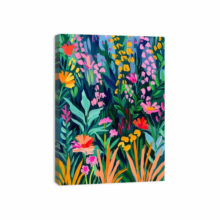 Vibrant Garden  Canvas Print