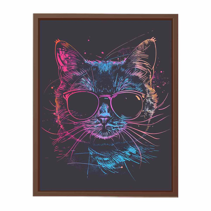 Retro cat  Poster