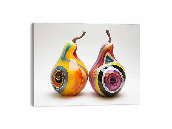 Evil Eye Pears Canvas Print