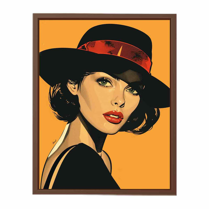 Retro Woman  Poster