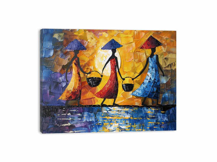 3 African women Canvas Print