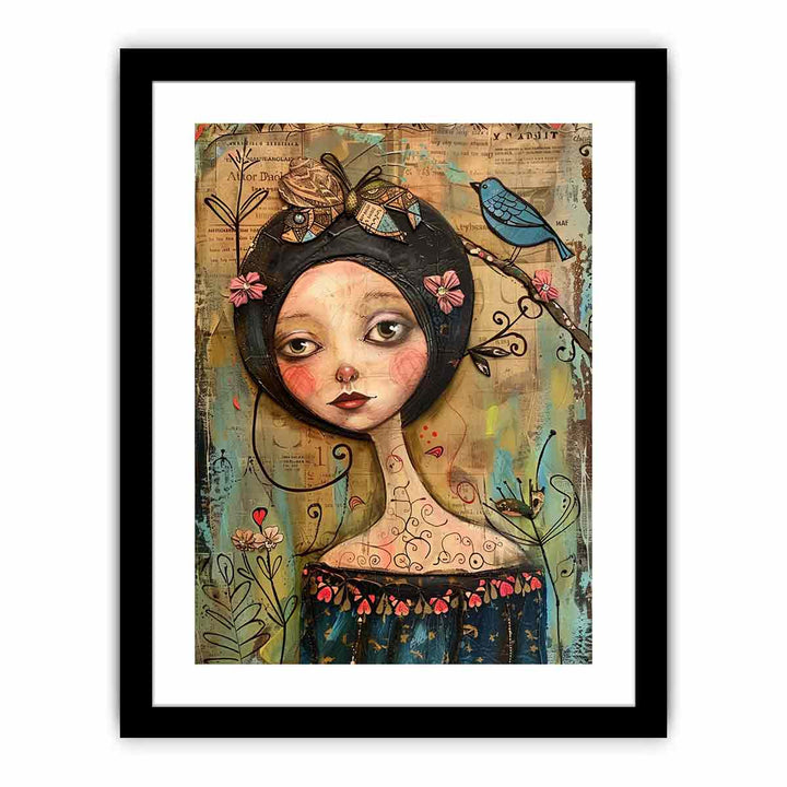 Girl   Art Print