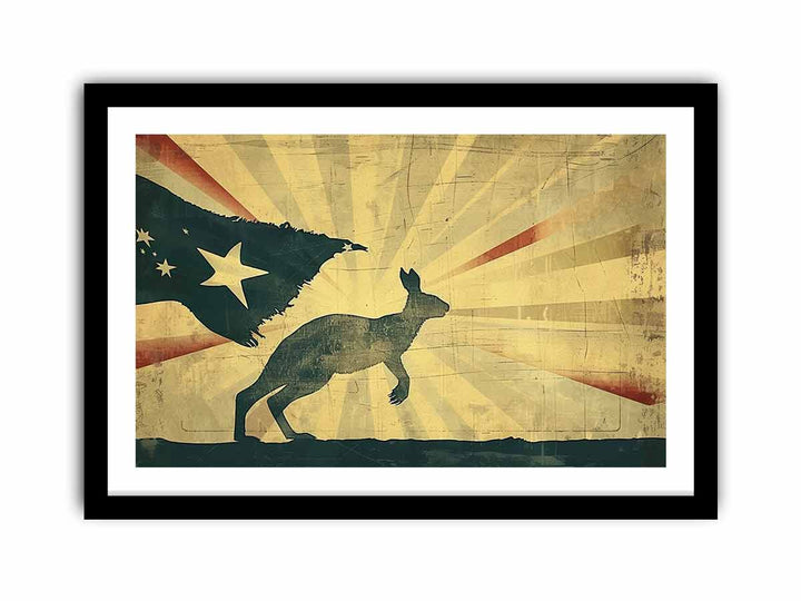 Kangaroo   Art Print