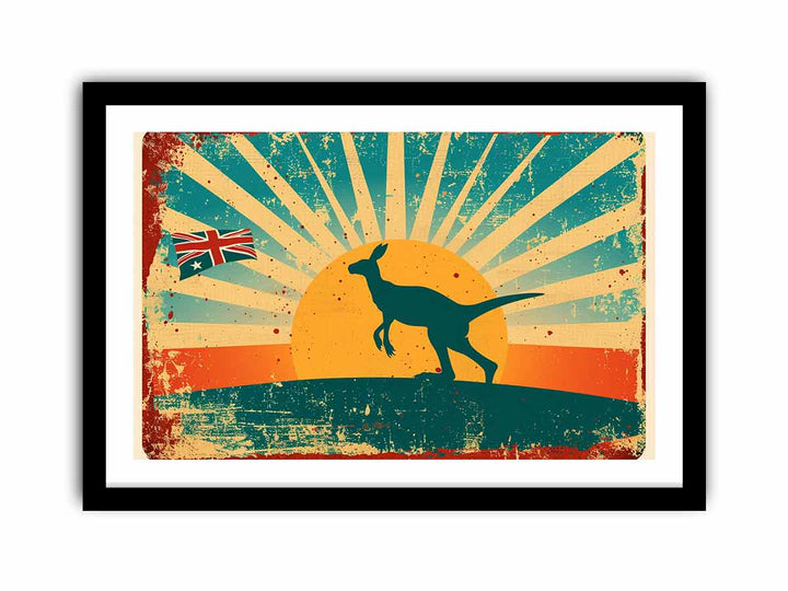 Kangaroo   Art Print