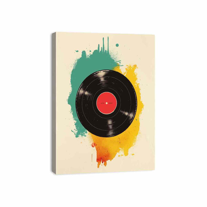 Vinyl Record Canvas Print