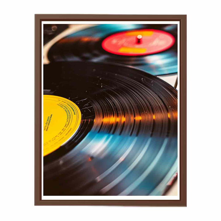 Vinyl Records  Poster