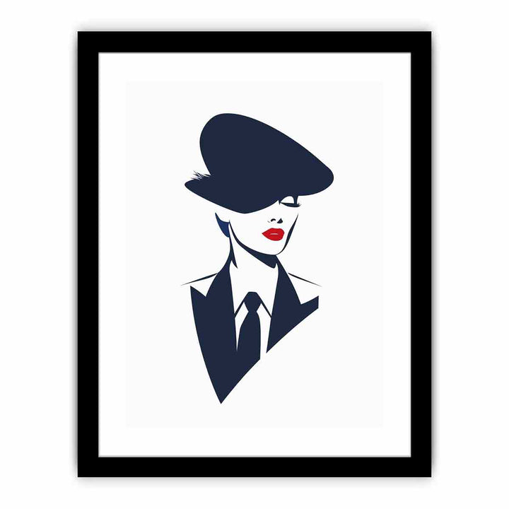 Minimalist  Woman   Art Print