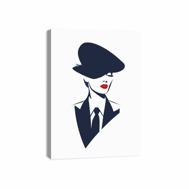 Minimalist  Woman  Canvas Print