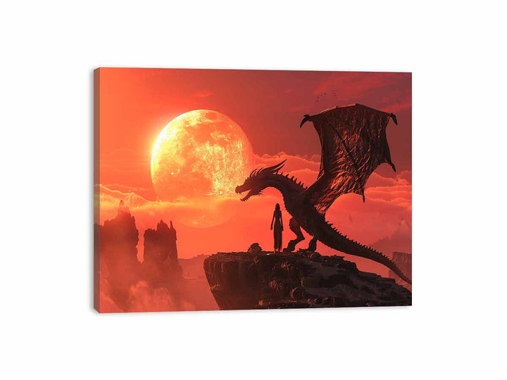 Dragon Movie Poster Canvas Print