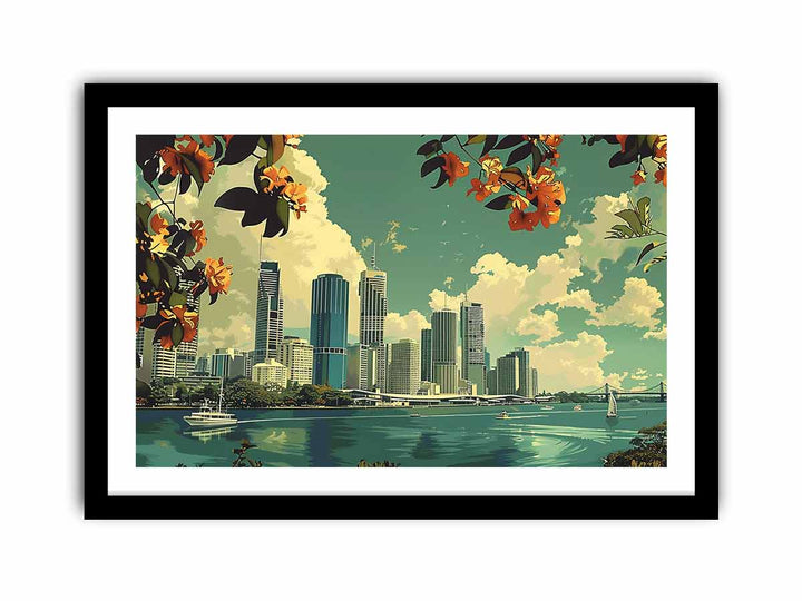 Brisbane Riverside    Art Print