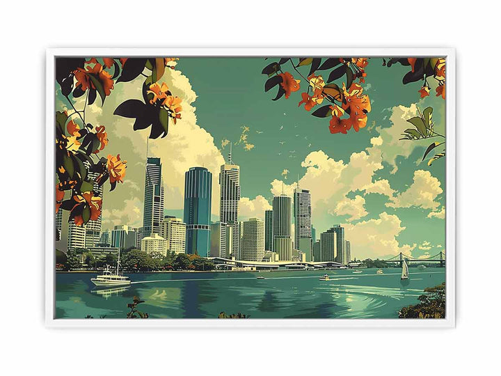 Brisbane Riverside   Framed Print