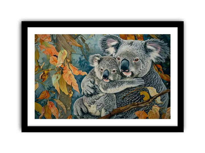 Koala Mother &  Child   Art Print