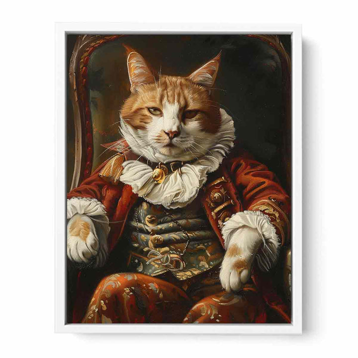 Viscount Cat Framed Print